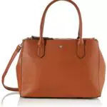 TOM TAILOR bags Roma Damen Shopper Umhängetasche Reißverschluss Mittelgroß Braun