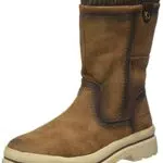 Tom Tailor Damen 4294609 Halblange Stiefel, Whisky