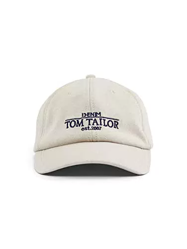 TOM TAILOR Denim Damen Logo Cap 1033075, 30026 - Cloud Grey