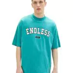 TOM TAILOR Denim Herren 1036451 Oversize College T-Shirt