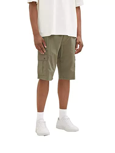TOM TAILOR Herren 1035040 Bermuda Shorts, 10668 - Sky Captain Blue