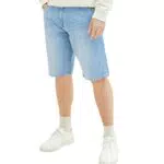 TOM TAILOR Herren 1036290 Bermuda Jeans Shorts, 10118 - Used Light Stone Blue Denim