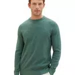 TOM TAILOR Herren 1038612 Basic Strickpullover aus Baumwolle