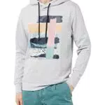 TOM TAILOR Herren Hoodie Sweatshirt mit Print 1035559