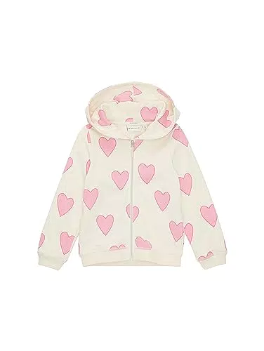 TOM TAILOR Mädchen 1037948 Sweatjacke mit Herz Kapuze
