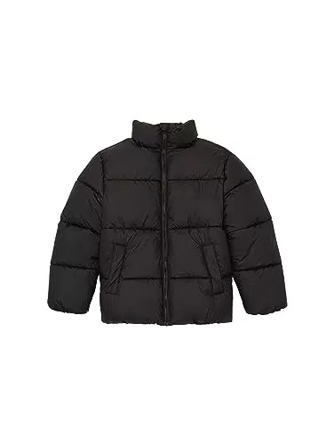 TOM TAILOR Mädchen 1038492 Puffer Winterjacke, 29999-Black