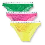 Tommy Hilfiger Damen 3P Full Lace Bikini Style Unterwäsche