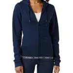 Tommy Hilfiger Damen Hoodie mit Reißverschluss Zipper