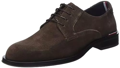 Tommy Hilfiger Herren Derby Schuh Core Suede Wildleder