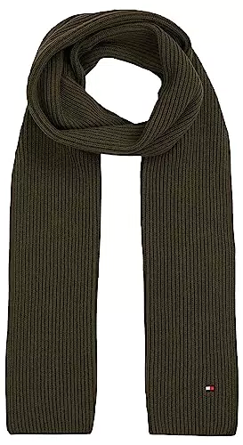 Tommy Hilfiger Herren Flaggenmotiv Schals, Mid Grey Heather