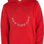 Tommy Hilfiger Herren Hoodie mit Kapuze, Blau, L