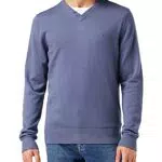 Tommy Hilfiger Herren PIMA ORG CTN Cashmere V Neck MW0MW28047 Pullover