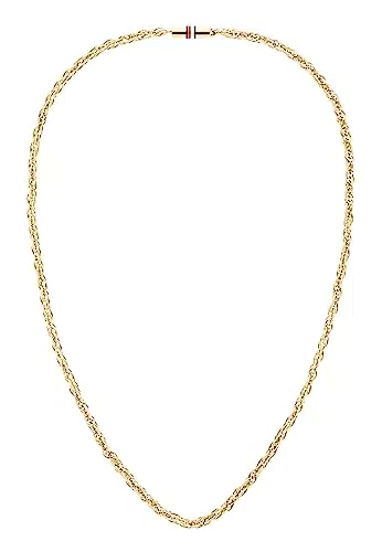 Tommy Hilfiger Jewelry Gliederhalskette für Herren aus Edelstahl Gelbgold - 2790498