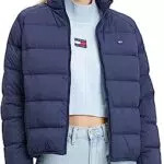 Tommy Jeans Damen Jacke Light Übergangsjacke, Blau