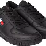 Tommy Jeans Herren Cupsole Sneaker Schuhe, Schwarz, 46