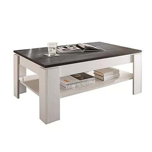 trendteam smart living - Couchtisch Wohnzimmertisch - Wohnzimmer - Universal - Aufbaumaß 110 x 47 x 65 cm - Farbe Eiche San Remo dunkel - 110011295
