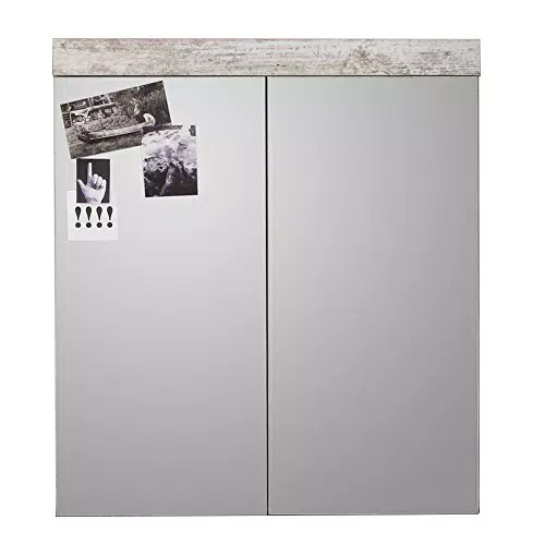 trendteam smart living - Spiegelschrank Spiegel - Badezimmer - Cancun - Aufbaumaß 72 x 79 x 17 cm - Farbe Canyon Weiß Pine - 125940568