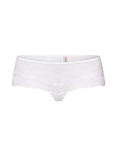 Triumph Damen Lace Spotlight Bandeau Brief Hipster, Weiß