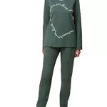 Triumph Damen Pk 03 Lsl X Pajama Set, Smoky Green