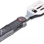Troika Unisex  Erwachsene BBQ Grillbesteckset, Schwarz