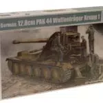 Trumpeter 05523 Modellbausatz 12, 8cm PAK 44 Waffenträger Krupp 1