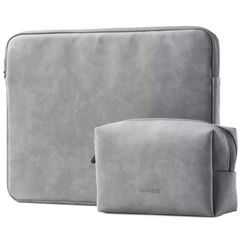 UGREEN wasserdichte 13, 3-14 Zoll Laptoptasche 360°Rundumschutz Laptophülle Kompatibel mit MacBook Air M2/M1