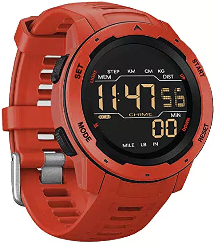 Uhren Herren Digital Sport Militär Smartwatch Schrittzähler ohne app und Handy