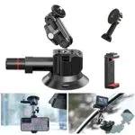 ULANZI SC-01 Kamera Saugnapfhalterung mit Universal-Handyclip