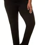 Ulla Popken Damen Hosen, Schwarz 1, 50W / 30