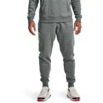 Under Armour Herren Rival Leichte Fleece Jogger - Pitch Grau/Weiß - XX