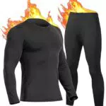 UNIQUEBELLA Funktionsunterwäsche Herren Set Atmungsaktiv Skiunterwäsche Männer Winter Thermowäsche für Joggen