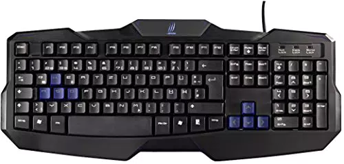 uRage Gaming Tastatur "Exodus" schwarz/blau