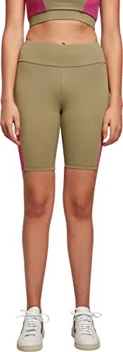 Urban Classics Damen Ladies Color Block Cycle Yoga-Shorts