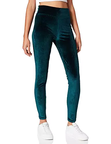 Urban Classics Damen Ladies High Waist Velvet Leggings