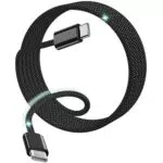 USB C auf USB C Kabel 3M 60W PD 3.0 Schnellladekabel USB C Kabel Ladekabel USB C zu USB C Nylon-Geflecht Ladekabel für iPhone 15 Pro Max Plus