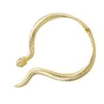 USHOBE Form Halloween Zubehör Männer Latz Auge Hals Flexibel Mädchen Erklärung Vintage Geschenk Böse Party Legierung Retro Ostern Kreuz für Verstellbares Gold Modischer Kragen Frauen