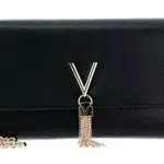 Valentino Damen 1r4-divina einzigartig Pochette, Schwarz/Gold