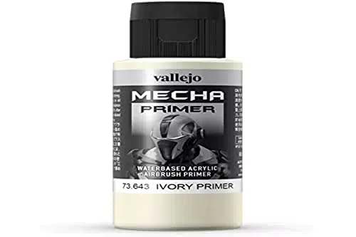 Vallejo AV Mecha Acryl-Farbe für Airbrush, 60 ml 60 ml Ivory Primer