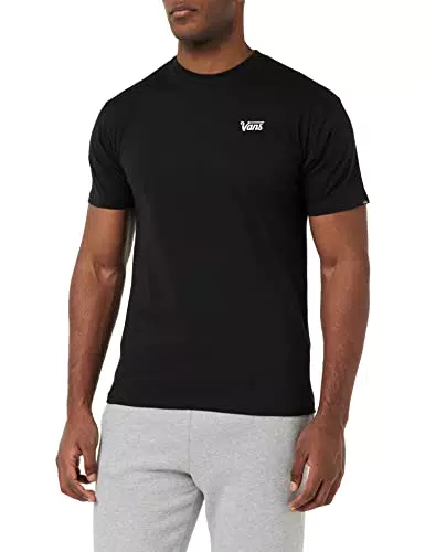 Vans Herren Mini Script T-Shirt, Schwarz