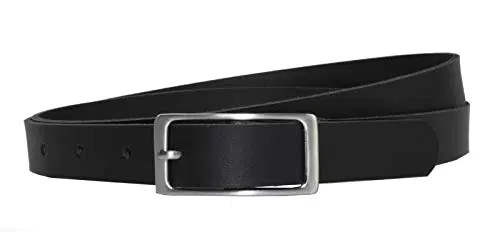 Vascavi Ledergürtel, 2 cm breit, Made in Germany, echt Leder Gürtel für Damen