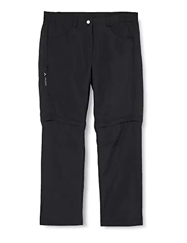Vaude Damen Women's Farley ZO Pants V Hose, black, 36