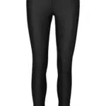 VERO MODA Damen Beschichtete Skinny Fit Jeans PU Kunstleder Hose Coated High Waist Stretch Pants Vmseven