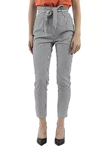 VERO MODA Damen Vmeva Hr Loose Paperbag Cot Ps P Noos Ki Hose