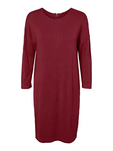 Vero Moda Damen VMGLORY VIPE Aura 3/4 Dress NOOS Kleid