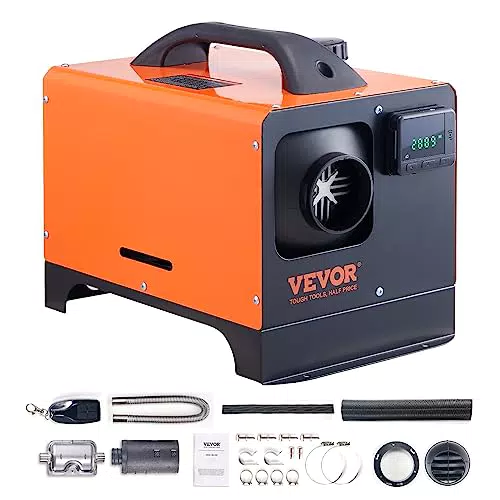 VEVOR Luft Dieselheizung Standheizung 12 V 5 kW, Luftheizung Air Diesel Standheizung Lufterhitzer
