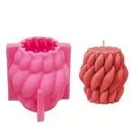 VidFair Kerzenform Zum Gießen Silikon 3D Geometrischer Bubble Kerze Form Fondant Silikonformen Kerzengießform für Handwerk Ornamente Duftkerze Handgemachte Seife Silikonharz-Form
