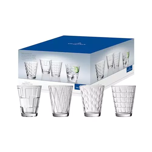 Villeroy & Boch Dressed Up Wasserglas Set, besondere Trinkgläser