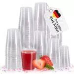 Vivaloo 100 Stück Schnapsgläser Plastik wiederverwendbar - Shotgläser Plastik 3cl/30ml