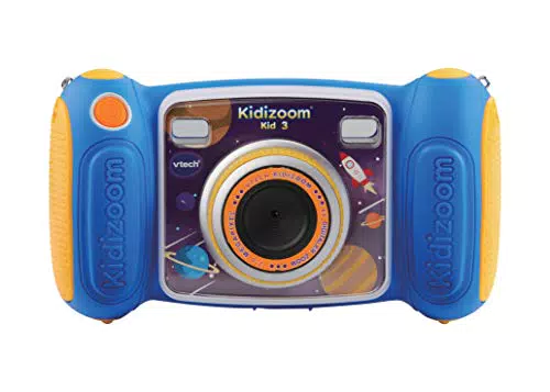 Vtech 80-193634 Kidizoom Kid 3 blau, Kinderkamera, Mehrfarbig