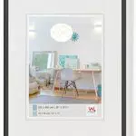 walther design Bilderrahmen schwarz 20 x 30 cm New Lifestyle Kunststoffrahmen KV030B